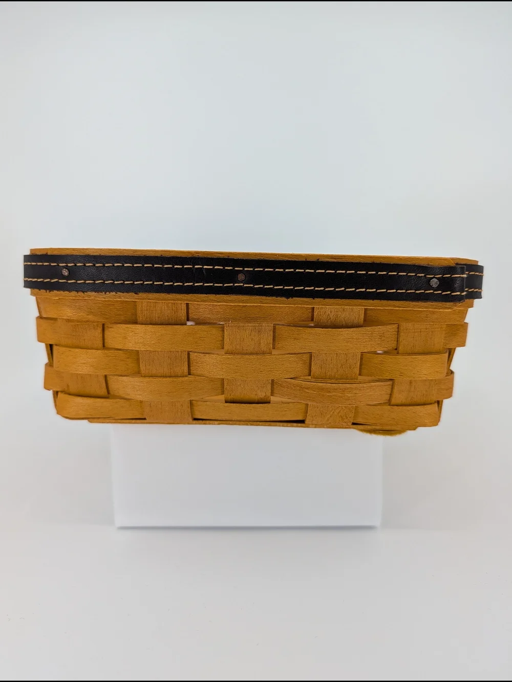 Longaberger 2001 Father's Day Tic-Tac-Toe Basket/Lid/Protector/Game Pieces XO